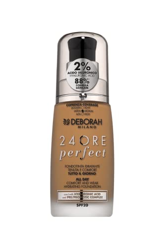 Deborah Milano - Fondotinta Liquido 24 Ore Perfect Idratante SPF 20