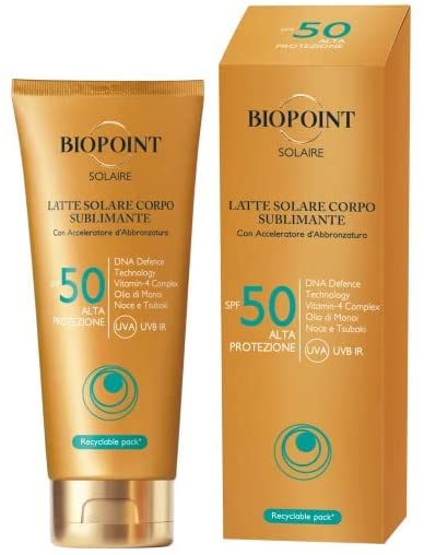 Biopoint Latte Solare Corpo Sublimante 200ml SPF50
